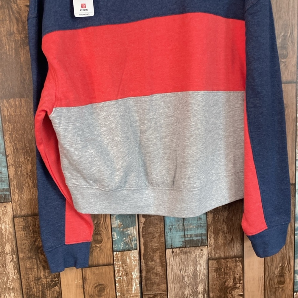 Patriots small cozy high low hoodie sweatshirt - Picture 16 of 16